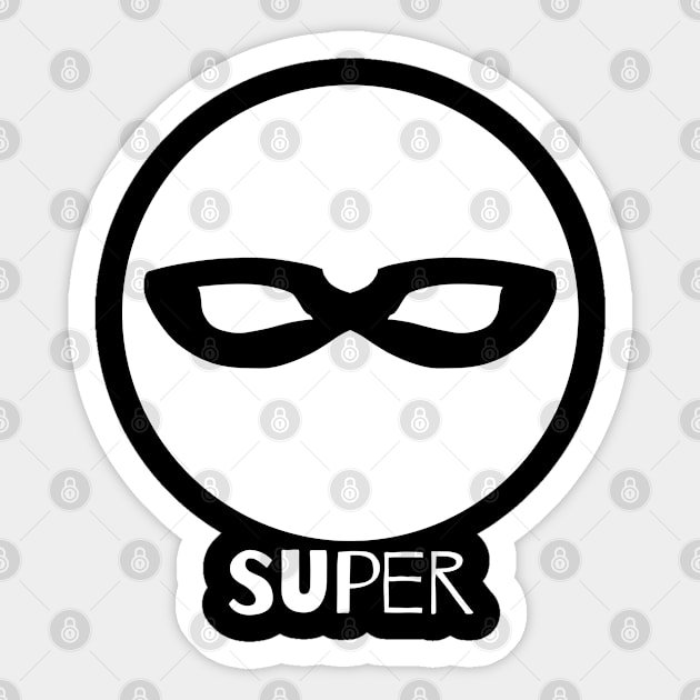 White Mask - Super Sticker by Thedustyphoenix